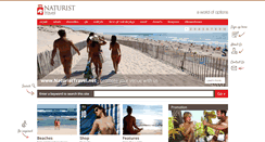 Desktop Screenshot of naturisttravel.net